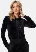 Juicy Couture Robertson Classic Velour Hoodie Black XL