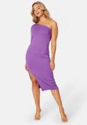 BUBBLEROOM One Shoulder Dress Purple S