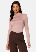 BUBBLEROOM Maxime turtleneck top Dusty pink S