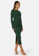 BUBBLEROOM Minea Drapy Dress Dark green L