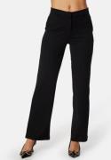 BUBBLEROOM Soft Suit Straight Trousers Petite Black XL