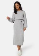 BUBBLEROOM Amira Knitted Dress Grey melange L