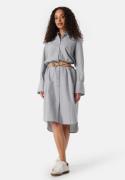 BUBBLEROOM Minou Shirt Dress Grey / White / Striped 38