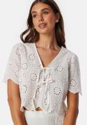 BUBBLEROOM Broderie Anglaise Blouse White M