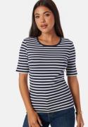 GANT Slim Striped Ribb T-Shirt Evening Blue L