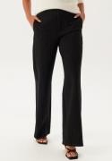 BUBBLEROOM Soft Suit Wide Trousers Black/Striped S