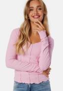 BUBBLEROOM Babylock Long Sleeve Top Dusty pink S