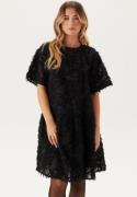 BUBBLEROOM Fringe Dress Black S