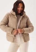 Pieces Pcbee New Short  puffer Jacket Silver Mink L