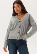 GANT Superfine Lambswool Cardigan Grey Melange XXL