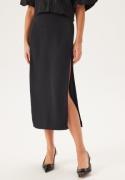 VILA Visivanni Hw Slit Midi Skirt Black Beauty 36