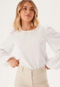 BUBBLEROOM Puff Sleeve Top White S