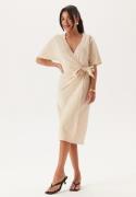 Happy Holly Soft Kimono Sleeve Dress Light beige 48/50