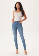 BUBBLEROOM High Full length Superstretch Jeans Light blue 34