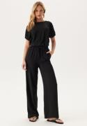 VILA Vijosa Hw Wide Pants - Noos Black Beauty 38