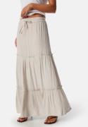 VILA Vimesa High Waist long skirt Feather Gray 40
