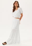 VILA Vimesa High Waist long skirt Cloud Dancer 34