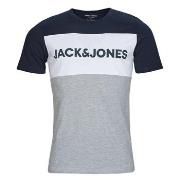 Lyhythihainen t-paita Jack & Jones  JJELOGO BLOCKING TEE  EU S