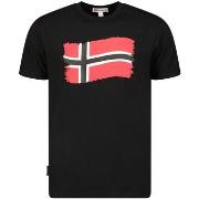 Lyhythihainen t-paita Geographical Norway  SX1078HGN-BLACK  EU M