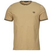 Lyhythihainen t-paita Fred Perry  TWIN TIPPED T-SHIRT  EU S