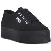 Tennarit Superga  COTU FULL BLACK UP AND DOWN  38