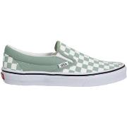 Tennarit Vans  Classic Slip On Color Theory Toile Homme Iceberg Green ...
