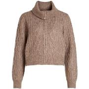 Neulepusero Vila  Solange Cardigan L/S - Brown Lentil  EU S