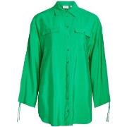Paita Vila  Klaria Oversize Shirt L/S - Bright Green  FR 34