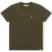 T-paidat & Poolot Revolution  T-Shirt Regular 1340 WES - Army/Melange ...