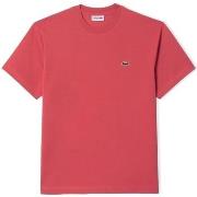 T-paidat & Poolot Lacoste  Classic Fit T-Shirt - Rose ZV9  EU L