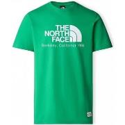 T-paidat & Poolot The North Face  Berkeley California T-Shirt - Optic ...