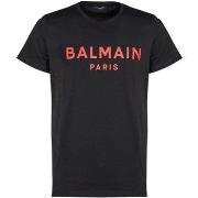 Lyhythihainen t-paita Balmain  YH4EF000 BB65  EU S