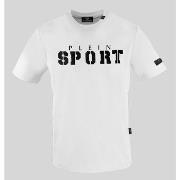 Lyhythihainen t-paita Philipp Plein Sport  tips40001 white  EU M