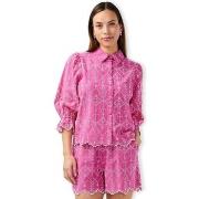 Paita Y.a.s  YAS Malura Shirt 3/4  - Raspberry Rose  EU S