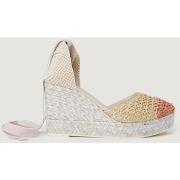 Korkokengät Espadrilles  CIMA RAFIA  ROSA/PLATINO 11559038  36