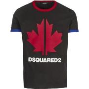 Lyhythihainen t-paita Dsquared  S74GD0695 S22507 900  IT S