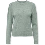 Neulepusero Only  Katia Life Knit L/S - Aqua Gray  EU S