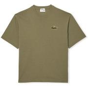 T-paidat & Poolot Lacoste  T-Shirt Loose Fit - Kaki  EU S