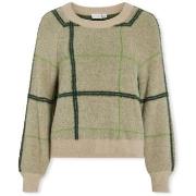 Neulepusero Vila  Hallo New Knit - Doeskin/Scarab  EU S