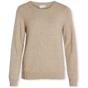 Neulepusero Vila  Noos Ril O-Neck Knit - Natural Melange  EU S