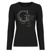 T-paidat pitkillä hihoilla Guess  LS RN GUESS STUDDED LOGO TEE  EU S