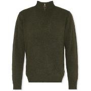 Neulepusero Barbour  Lambswool Half Zip Knit - Seaweed  EU M