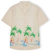 Pitkähihainen paitapusero Rvlt Revolution  Cuban 3104 Shirt - Off Whit...