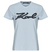 Lyhythihainen t-paita Karl Lagerfeld  BOUCLE KARL SIGNATURE T-SHIRT  E...