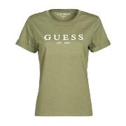 Lyhythihainen t-paita Guess  ES SS GUESS 1981 ROLL CUFF TEE  Yksi Koko