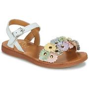 Tyttöjen sandaalit Pom d'Api  PLAGETTE MULTI FLO  25