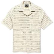 Pitkähihainen paitapusero Portuguese Flannel  Drove Knit Shirt - Offwh...