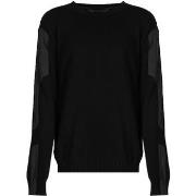 Neulepusero Les Hommes  LKK112 603A | Classic Fit Jumper with Nylon De...