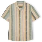 Pitkähihainen paitapusero Rvlt Revolution  Cuban Shirt S/S 3918 - Dust...