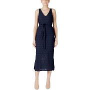 Lyhyt mekko Vila  Viamalina V-Neck S/L Midi/Pb 14104109  EU S